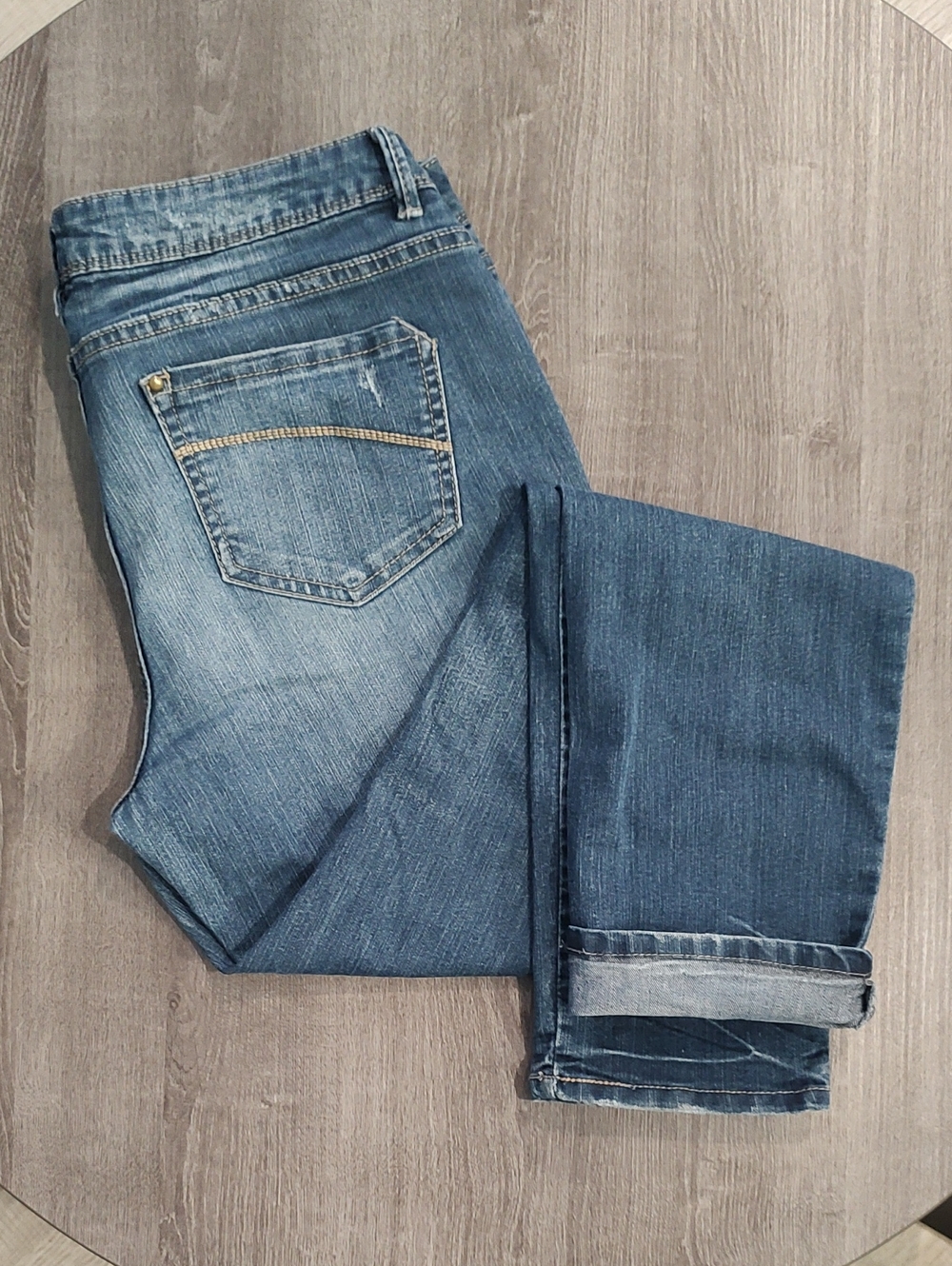 Route 66 Women’s Faded Blue Straight Leg Jeans